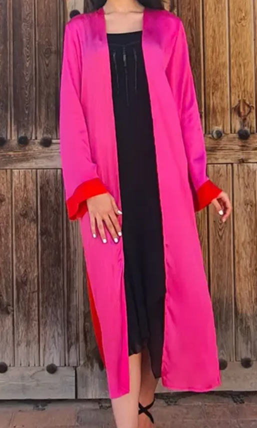 Pink x Orange Kimono