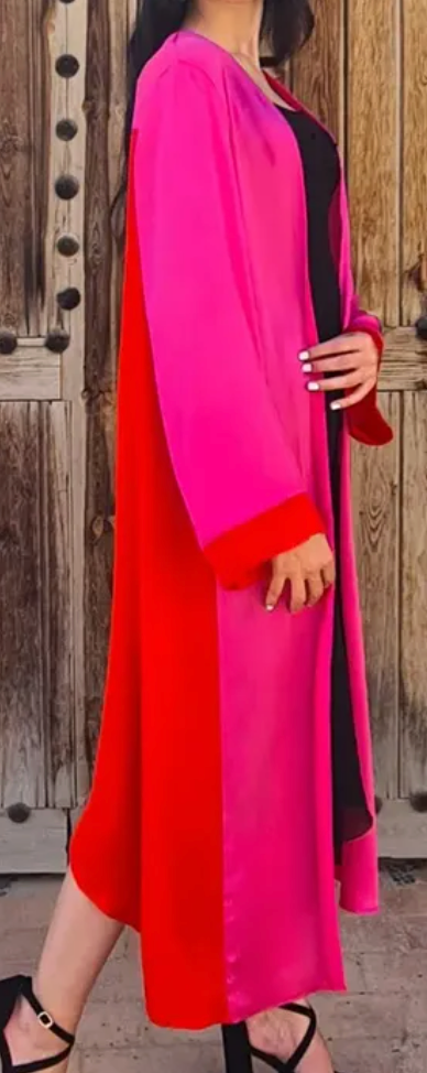 Pink x Orange Kimono