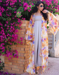 Yellow Ruffled Kimono