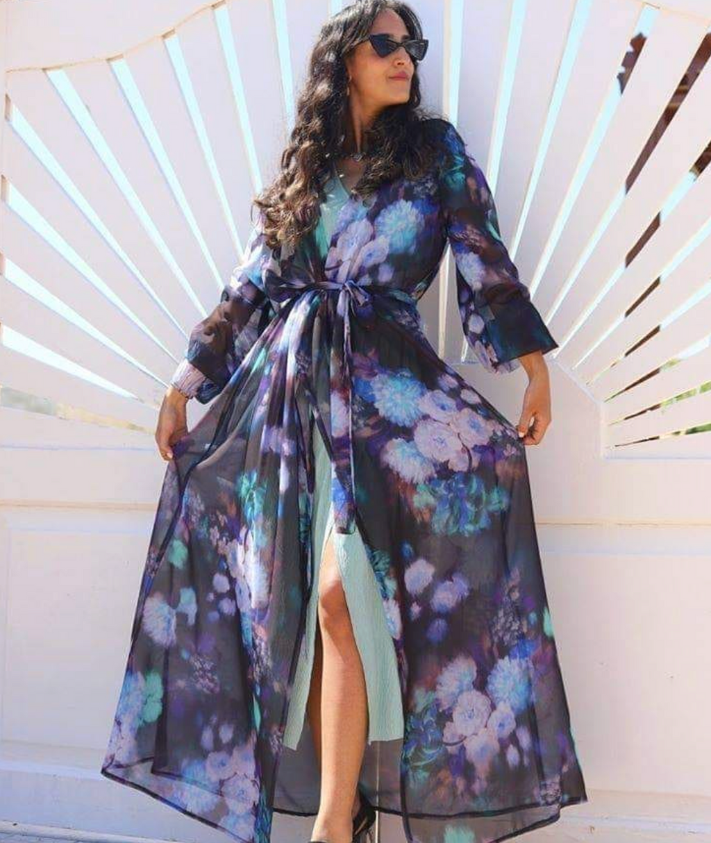 Lilac Wrapped Dress