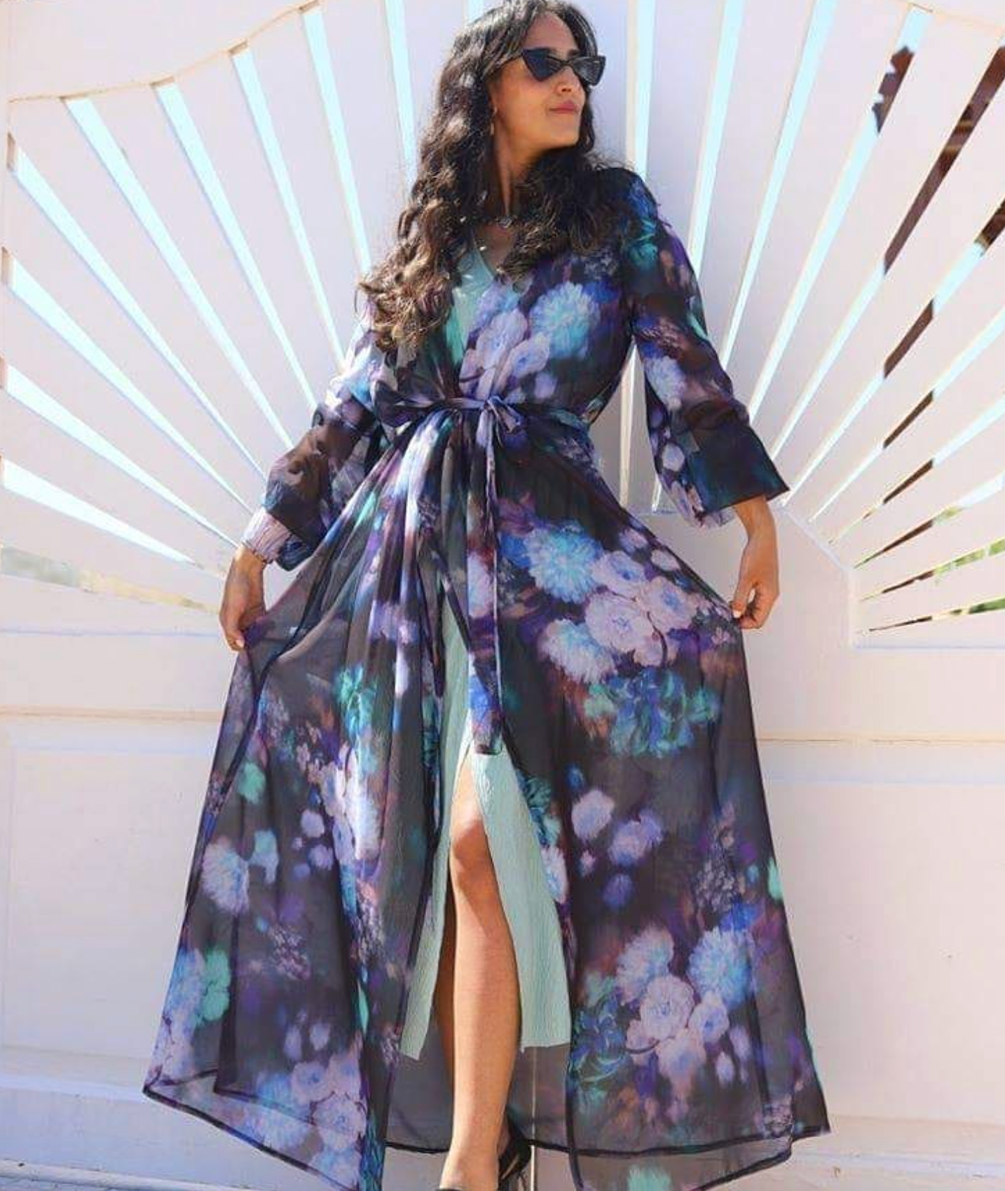 Lilac Wrapped Dress